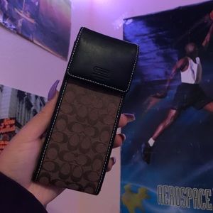 Coach eyeglasses case